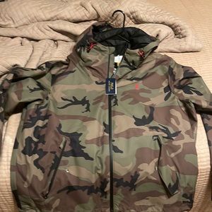 Brian New polo camouflage jacket size extra, large, rare